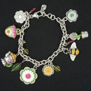 Brighton Fun Flower Charm Bracelet